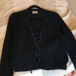 Show Me Your Mumu Cropped Sweater